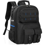 Darrahopens Home & Garden > Travel > Backpacks Black travel backpack, multi-pocket backpack, comfortable backpack, backpack with waist support, backpack with rubber feet, organizer backpack, durable backpack