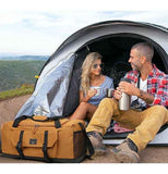 Darrahopens Home & Garden > Travel > Backpacks Black TUCUAN Travel Duffel Bag