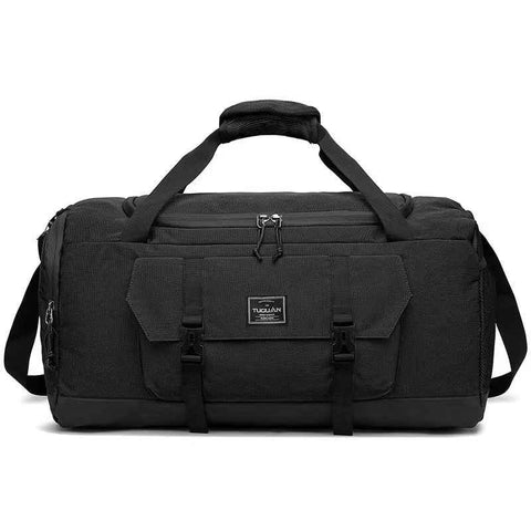 Darrahopens Home & Garden > Travel > Backpacks Black TUCUAN Travel Duffel Bag
