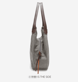 Darrahopens Home & Garden > Travel > Backpacks Black Women's Canvas Hobo Handbag Multi-Compartment Shoulder Tote Bag Minimalist Casual Purse 30cm for Work Shopping & Travel