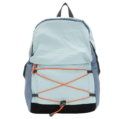 Darrahopens Home & Garden > Travel > Backpacks Blue Mini Lightweight Drawstring Backpack for Women - Small Casual Travel Daypack