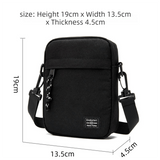 Darrahopens Home & Garden > Travel > Backpacks Blue Mini Streetwear Oxford Cloth Crossbody Bag - Ultra-Light (200g) Fashion Sling Pack, Fits 8-inch Tablet