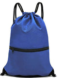 Darrahopens Home & Garden > Travel > Backpacks Blue Versatile Drawstring Backpack - Sports, Gym, Yoga, Dance & Travel Carry-All (34x47 cm)