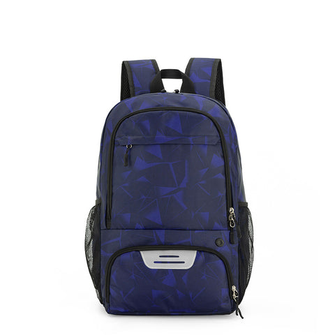 Darrahopens Home & Garden > Travel > Backpacks Dark blue Sports Backpack with Separate Shoe & Ball Compartments - Waterproof Gym Bag for Basketball, Soccer, Travel & Daily Use
