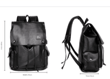 Darrahopens Home & Garden > Travel > Backpacks Dark Brown Men's Fashion PU Leather Backpack - Large Capacity 42cm Laptop Rucksack for University, Travel and Casual Business Use