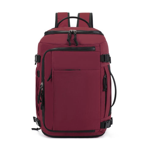 Darrahopens Home & Garden > Travel > Backpacks Dark Red Stylish & Spacious Backpack – Lightweight, Expandable Travel & Daily Use Rucksack (31×20×43cm)