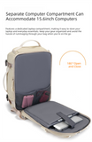 Darrahopens Home & Garden > Travel > Backpacks Dark Red Stylish & Spacious Backpack – Lightweight, Expandable Travel & Daily Use Rucksack (31×20×43cm)