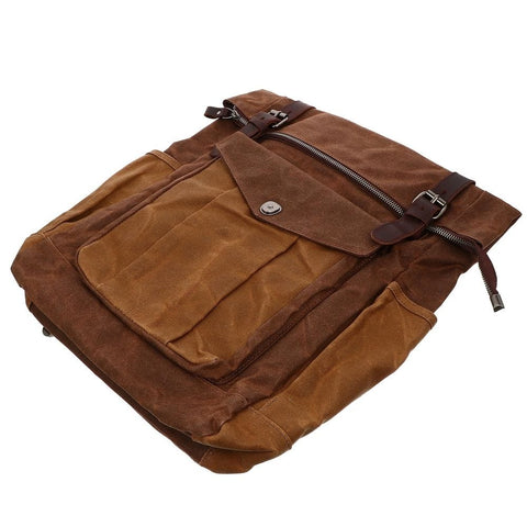 Darrahopens Home & Garden > Travel > Backpacks Durable Hiking Bag Waterproof Coffee Canvas for Storage and Travel 1Pc In Australia - Darrahopens