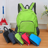 Darrahopens Home & Garden > Travel > Backpacks Foldable Nylon Backpack – Lightweight, Durable, and Strong Load Capacity, Four-Step Folding Transforms into a Handbag in Seconds, Multi-pocket Organization with Breathable Carrying(GREEN)