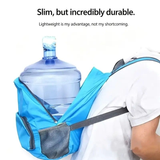 Darrahopens Home & Garden > Travel > Backpacks Foldable Nylon Backpack – Lightweight, Durable, and Strong Load Capacity, Four-Step Folding Transforms into a Handbag in Seconds, Multi-pocket Organization with Breathable Carrying(GREEN)