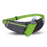 Darrahopens Home & Garden > Travel > Backpacks Green Adjustable Large Capacity Outdoor Sports Running Waist Pack(Waistline 70-160CM) - Multifunctional Marathon Pouch With Water Bottle Holder & Headphone Exit