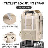 Darrahopens Home & Garden > Travel > Backpacks Green Expandable Travel Laptop Backpack with USB Charging Port - Waterproof Nylon Business Bag with 11cm Depth Extension (45x32cm)
