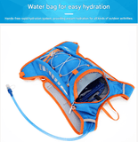 Darrahopens Home & Garden > Travel > Backpacks Green Lightweight Outdoor Sports Backpack Breathable Hiking Daypack Compact Running Cycling Bag with Bungee Storage 45cm for Travel