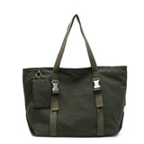 Darrahopens Home & Garden > Travel > Backpacks Green Modern Utility Tote Bag for Women - Large Capacity Shoulder Bag with Detachable Pouch for Work, School & Travel