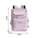 Darrahopens Home & Garden > Travel > Backpacks Green Stylish Quilted Diaper Bag Backpack - Large 17L Capacity Lightweight Nappy Bag for Mum