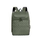Darrahopens Home & Garden > Travel > Backpacks Green Stylish Quilted Diaper Bag Backpack - Large 17L Capacity Lightweight Nappy Bag for Mum