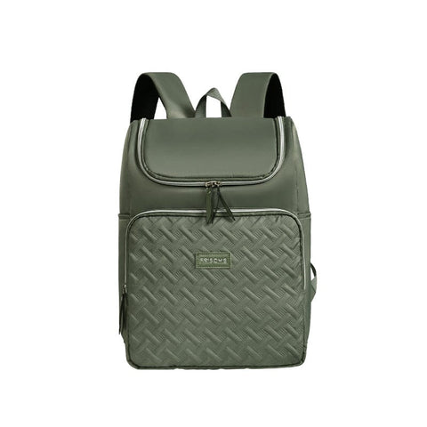 Darrahopens Home & Garden > Travel > Backpacks Green Stylish Quilted Diaper Bag Backpack - Large 17L Capacity Lightweight Nappy Bag for Mum