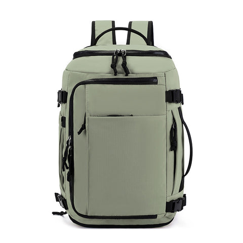 Darrahopens Home & Garden > Travel > Backpacks Green Stylish & Spacious Backpack – Lightweight, Expandable Travel & Daily Use Rucksack (31×20×43cm)