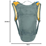 Darrahopens Home & Garden > Travel > Backpacks Grey Compact Hydration Backpack Lightweight Cycling Daypack for MTB and Running Breathable Mesh Shoulder Straps Outdoor Sports Bag