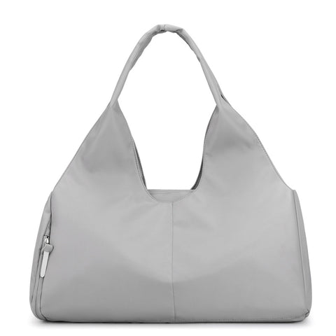 Darrahopens Home & Garden > Travel > Backpacks Grey Large Capacity Travel Duffel Bag - Lightweight Sports Gym Bag with Dry Wet Separation for Weekend Getaways and Business Trips