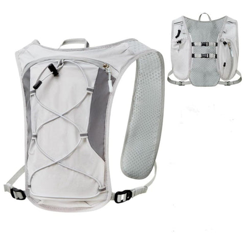 Darrahopens Home & Garden > Travel > Backpacks Grey Lightweight Hydration Backpack with 1.5L Water Bladder Compact Cycling Running Pack for Hiking and Outdoor Sports Ideal for Australian Adventures