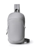 Darrahopens Home & Garden > Travel > Backpacks Grey Minimalist Anti-Theft Sling Bag for Men & Women - Water-Resistant Crossbody Chest Pack, Fits 9.7-inch Tablet