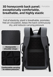 Darrahopens Home & Garden > Travel > Backpacks Grey Premium Business Expandable Travel Backpack with External USB Charging - 20-35L Large-Capacity & Waterproof Commuter Daypack
