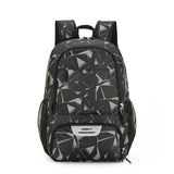 Darrahopens Home & Garden > Travel > Backpacks Grey Sports Backpack with Separate Shoe & Ball Compartments - Waterproof Gym Bag for Basketball, Soccer, Travel & Daily Use