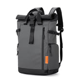 Darrahopens Home & Garden > Travel > Backpacks Grey Urban Explorer Roll-Top Backpack - Water-Resistant Large Capacity Bag for Travel, Work & Laptop