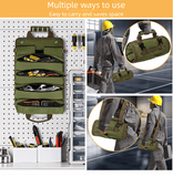 Darrahopens Home & Garden > Travel > Backpacks Heavy Duty Tool Roll Up Bag Organiser Multi-Pocket Canvas Carry Pouch for Electrician DIY Mechanic & 4WD Camping Black