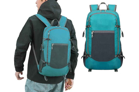 Darrahopens Home & Garden > Travel > Backpacks Hiking Backpack Packable Travel Day Pack Lightweight Water Resistant Hiking Daypack for Women Men -Blue
