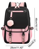 Darrahopens Home & Garden > Travel > Backpacks K-Pop Demon Hunters Anime School Backpack Cute Cartoon Bag for Students black_tfrf black 10