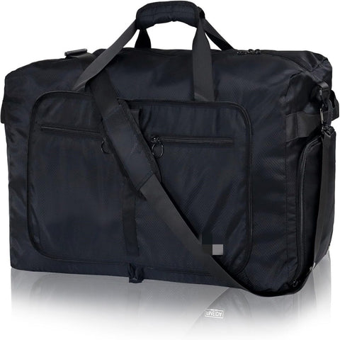 Darrahopens Home & Garden > Travel > Backpacks Large Capacity Foldable Travel Duffle Bag - Detachable Shoulder Strap, Gym & Yoga Storage, Business Luggage & Sports Bag (24.5x11.5x14 inches)