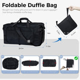Darrahopens Home & Garden > Travel > Backpacks Large Capacity Foldable Travel Duffle Bag - Detachable Shoulder Strap, Gym & Yoga Storage, Business Luggage & Sports Bag (24.5x11.5x14 inches)