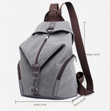 Darrahopens Home & Garden > Travel > Backpacks Light Blue Women's Vintage Canvas Backpack Casual Daypack Retro College School Bag Large Capacity Rucksack for Travel Work & Daily Use