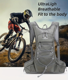 Darrahopens Home & Garden > Travel > Backpacks Lightweight Trail Running Hydration Backpack, Cycling Hiking Mountaineering Backpack, Night-Reflective Breathable Design(GREY)