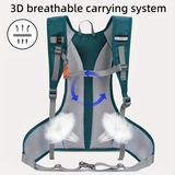 Darrahopens Home & Garden > Travel > Backpacks Lightweight Trail Running Hydration Backpack, Cycling Hiking Mountaineering Backpack, Night-Reflective Breathable Design(GREY)