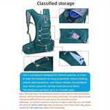 Darrahopens Home & Garden > Travel > Backpacks Lightweight Trail Running Hydration Backpack, Cycling Hiking Mountaineering Backpack, Night-Reflective Breathable Design(GREY)