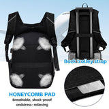 Darrahopens Home & Garden > Travel > Backpacks Men Business Bag Laptop Multi Functional Computer Bag Large Capacity Backpack
