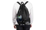 Darrahopens Home & Garden > Travel > Backpacks Mesh Beach Backpack with Wet Pocket Drawstring Waterproof Swimming Gym Bag for Men Women - Black