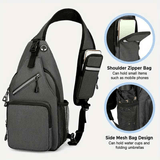 Darrahopens Home & Garden > Travel > Backpacks New Men's Chest Bag Lightweight Oxford Crossbody, Water-Resistant Durable Anti-Burden Shoulder Pack, Minimalist Casual Commute Cycling Sports Sling Bag(RED)