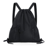Darrahopens Home & Garden > Travel > Backpacks One-Piece Backpack - Drawstring Backpack - Large Capacity - Lightweight - Separate Wet and Dry Compartments, Sports Backpack - Suitable for Travel and Fitness - Black