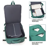 Darrahopens Home & Garden > Travel > Backpacks Pink 25L Travel Laptop Backpack with Shoe Compartment 180 Degree Opening Carry On Rucksack Fits 14 Inch Laptop Ideal for Business and Weekends
