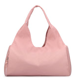 Darrahopens Home & Garden > Travel > Backpacks Pink Large Capacity Travel Duffel Bag - Lightweight Sports Gym Bag with Dry Wet Separation for Weekend Getaways and Business Trips