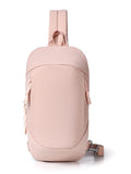 Darrahopens Home & Garden > Travel > Backpacks Pink Minimalist Anti-Theft Sling Bag for Men & Women - Water-Resistant Crossbody Chest Pack, Fits 9.7-inch Tablet