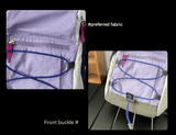 Darrahopens Home & Garden > Travel > Backpacks Purple Mini Lightweight Drawstring Backpack for Women - Small Casual Travel Daypack