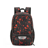 Darrahopens Home & Garden > Travel > Backpacks Red Sports Backpack with Separate Shoe & Ball Compartments - Waterproof Gym Bag for Basketball, Soccer, Travel & Daily Use