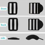 Darrahopens Home & Garden > Travel > Backpacks Replacement Backpack Buckles - Set of 5 - Replacement Backpack Buckles - Adjustable - Black Slide Buckles for Backpacks