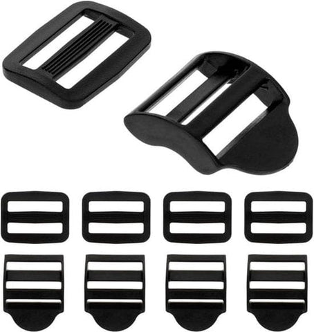 Darrahopens Home & Garden > Travel > Backpacks Replacement Backpack Buckles - Set of 5 - Replacement Backpack Buckles - Adjustable - Black Slide Buckles for Backpacks