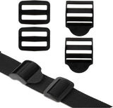 Darrahopens Home & Garden > Travel > Backpacks Replacement Backpack Buckles - Set of 5 - Replacement Backpack Buckles - Adjustable - Black Slide Buckles for Backpacks